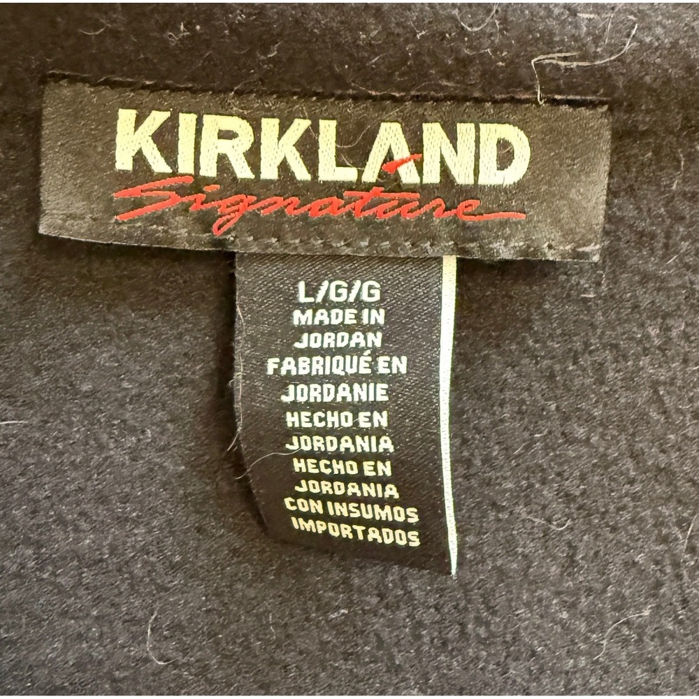 Kirkland Signature Mens Shirt Jacket Black 2-Way Stretch Large NEW NWT - Picture 4 of 8